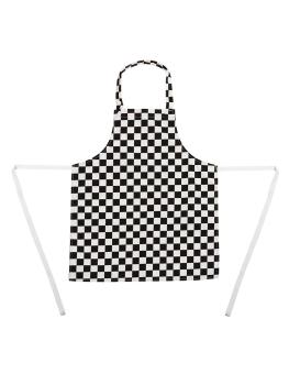Tablier Enfant - Taille Unique - Noir/Blanc - 51 x 68,5 CM - Polyester/Coton - Vêtement Blancs Chefs - B357