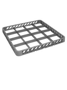 Opzetrand vaatwaskorf - 16 compatimenten - H 4.5 x 50 x 50 CM - Vogue - F616