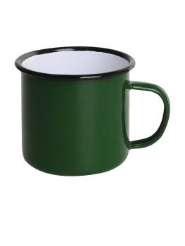Mug - 35 CL - 6 pièces - Vert - Ø 9 x H 8 CM - Émail - Olympia - DC396
