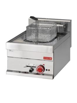 Friteuse - Ligne 650 - Electrique - 10 Litres - H 28 x 40 x 65 CM - 7,5 kW - 400 V - Inox - Gastro M - GL921