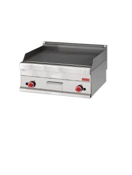 Plancha - Ligne 650 - Gaz - Striée - H 28 x 70 x 65 CM - 11,4 kW - Inox - Gastro M - GN059
