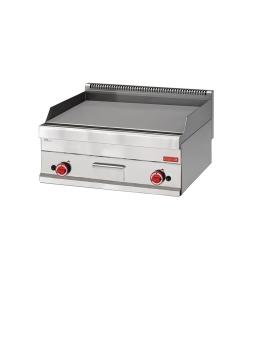 Plancha - Ligne 650 - Gaz - Chrome - H 28 x 70 x 65 CM - 11,4 kW - Inox - Gastro M - GN060