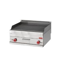 Plancha - Ligne 650 - Electrique - H 28 x 70 x 65 CM - 9 kW - 400 V - Inox - Gastro M - GL918