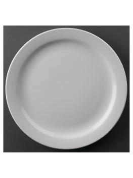 Assiette - 12 pièces - Ø 22,6 x H 2,2 x 23 CM - Porcelaine - Olympia - CF363