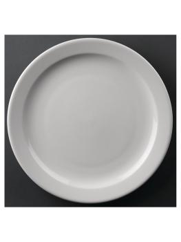 Assiette - 12 pièces - Ø 25,4 x H 2,7 CM - Porcelaine - Olympia - CF364