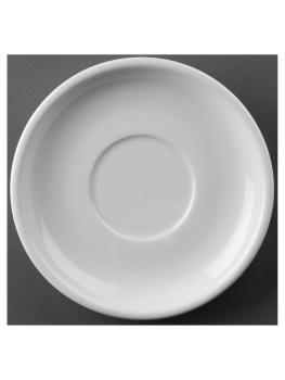 Tasse à café soucoupe - 24 pièces - Ø 14,5 x H 2,2 CM - Porcelaine - Olympia - CC202