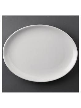 Assiette coupe - 12 pièces - H 2,9 x 25,4 x 19,7 CM - Porcelaine - Olympia - CC211