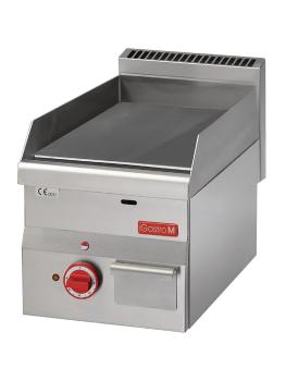 Plancha - Ligne 600 - Electrique - Lisse - H 28 x 30 x 60 CM - 3 kW - 400 V - Inox - Gastro M - GN021