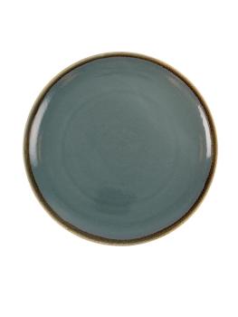 Assiette coupe - 4 pièces - Bleu - Ø 28 CM - Porcelaine - Olympia - GP465