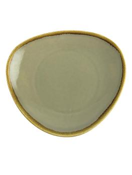 Assiette - 4 pièces - Vert - Ø 28 CM - Porcelaine - Olympia - GP474