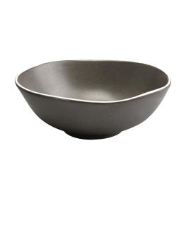 Bol - 1,25 Litre - 6 pièces - Gris - Ø 21 x H 8 CM - Porcelaine - Olympia - DR816