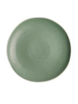 Assiette - 6 pièces - Vert - Ø 27 x H 3,15 CM - Porcelaine - Olympia - DR800