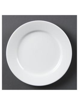 Assiette - 12 pièces - Ø 16,5 x H 1,8 CM - Porcelaine - Olympia - CB478