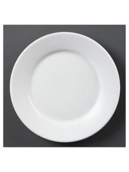 Assiette - 12 pièces - Ø 23 x H 2,2 CM - Porcelaine - Olympia - CB480