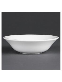 Plat à muesli - 30 CL - 12 pièces - Ø 15 x H 4,35 CM - Porcelaine - Olympia - CB475
