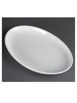 Plat - 2 pièces - H 3,6 x 23,5 x 36 CM - Porcelaine - Olympia - CC891