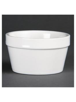 Ramequin - 19 CL - 6 pièces - Blanc - Ø 9,5 x H 4,5 CM - Olympia - DK829