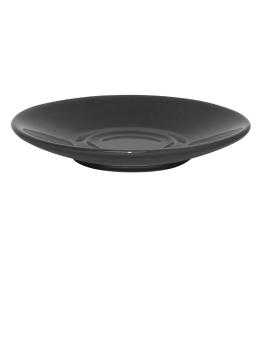 Tasse à expresso soucoupe - 12 pièces - Gris - Ø 11,7 x H 2 CM - Grès - Olympia - GK087