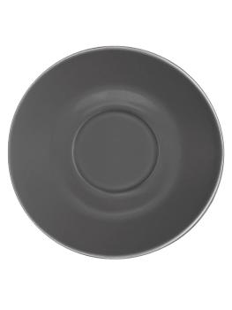 Coupelle - 12 pièces - Gris - Ø 15,8 x H 2 CM - Grès - Olympia - GL049