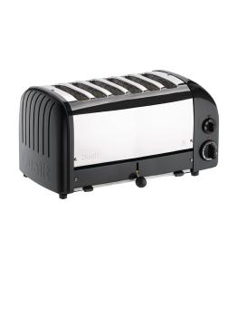 Grille-pain - 6 emplacements - Noir - H 22 x 46 x 21 CM - 230 V - Dualit - E267