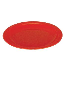 Assiette - 12 pièces - Rouge - Ø 23 CM - Polycarbonate - Olympia - CB770