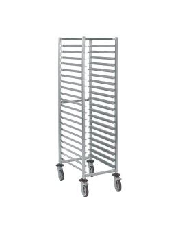Chariot à étagères - H 178,5 x 72,5 x 54 CM - Inox - Tournus - GM599