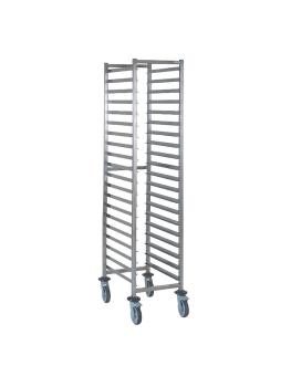 Regaalwagen - 20 x 1/1 GN - H 165 x 45.5 x 65.5 CM - RVS - Tournus - CG186