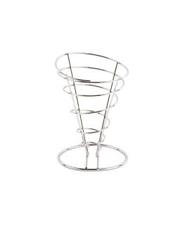 Support sac à copeaux - Ø 11,5 x H 17,5 CM - Inox - Olympia - H980