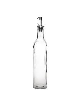 Bouteille d'huile - 50 CL - 6 pièces - H 30,5 x 5,7 x 5,7 CM - Verre - Olympia - GG927