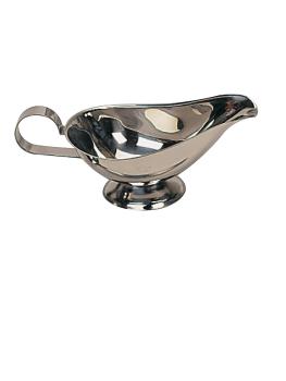 Saucière - 0,15 litre - H 13,5 x 7,8 x 5,5 CM - inox - Olympia - J049