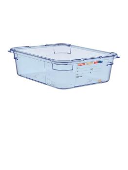 Boîte alimentaire - 1/2 GN - Bleu - H 10 x 32,5 x 26,5 CM - ABS - Araven - GP584