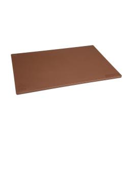 Planche à découper - LDPE - Marron - H 1 x 45 x 30 CM - Polyéthylène - Hygiplas - J256