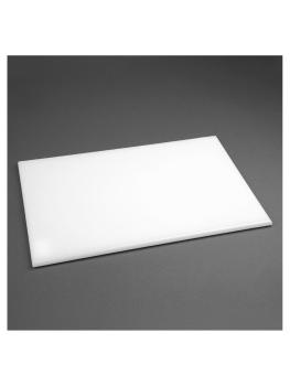 Planche à découper - Antibactérien - Blanc - H 1,2 x 45,5 x 30,5 x 30,5 CM - Polyéthylène haute densité - Hygiplas - F157