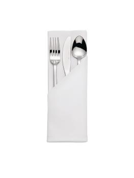 Serviettes - 10 pièces - Blanc - 55 x 55 CM - Coton - Mitre Luxe - HB559