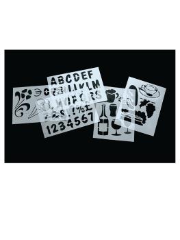 Gabarits ardoise - 5 pièces - H 32 x 2,2 x 0,5 CM - Securit - E287