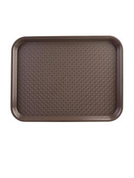 Plateau - Marron - H 2 x 34,5 x 26,5 CM - Polypropylène - Olympia - DP218