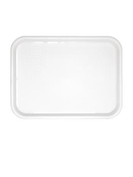 Plateau - Blanc - H 2 x 34,5 x 26,5 CM - Polypropylène - Olympia - GF995