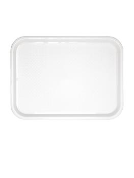 Plateau - Blanc - H 2 x 41,5 x 30,5 CM - Polypropylène - Olympia - GF996