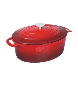 Cocotte - Rouge - H 12,5 x 23 x 30,5 CM - Fonte - Vogue - GH314