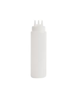 Knijpfles - 3 spuitmonden - 68 CL - Zwart - Ø 66 x H 24.4 CM - Kunststof - Vogue - CW725
