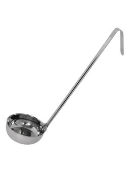 Cuillère de service - Fond plat - 11 CL - Ø 9 x 37,5 CM - Inox - Vogue - GG004