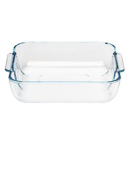 Plat à four - 1,7 Litre - H 5,5 x 21 x 21 CM - Verre - Pyrex - GD029