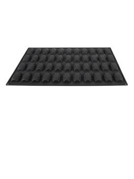 Moule à pâtisserie - Madeleines - 0,11 Litre - H 1,8 x 7,8 x 4,5 CM - Silicone - Pavoflex - CF161