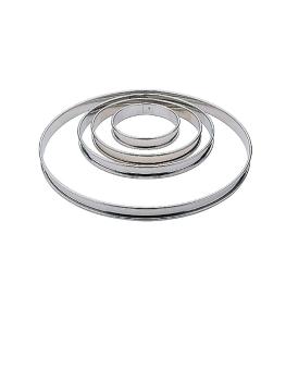 Taartring - Ø 24 x H 1.8 CM - RVS - E647
