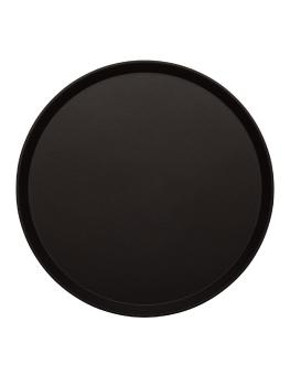 Plateau - Noir - Ø 35,5 x H 2 x 35,6 CM - Fibre de Verre - Cambro - DB003