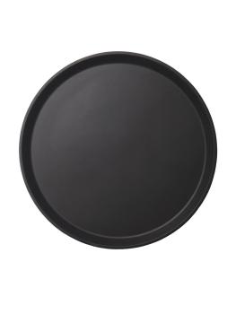 Dienblad - Zwart - Ø 35.5 x H 2.2 x 35.6 CM - Glasvezel/Rubber - Cambro - DM781