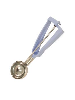 Cuillère à portion - Taille 14 - Bleu clair - Ø 6,1 CM - Inox - Bonzer - GD585