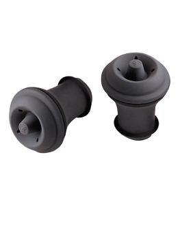 Bouchon bouchon de bouteille - 2 pièces - H 4 x 3.2 x 3.2 CM - Vacu-fin - CC195