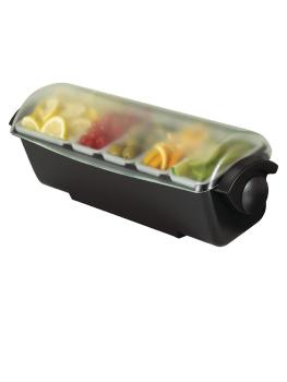 Centre Garniture - 4,4 Litre - H 15,5 x 58,5 x 15,5 CM - Plastique - San Jamar - DM113