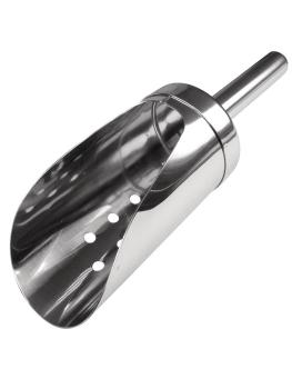Pelle à glaçons - Perforée - H 6 x 6 x 19 CM - acier inoxydable - Olympia - CF647